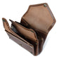 Brown Leather Accordion Wallet