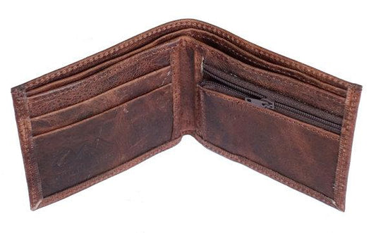 Mens Leather Wallet with Coin Pocket - Atitlan Leather