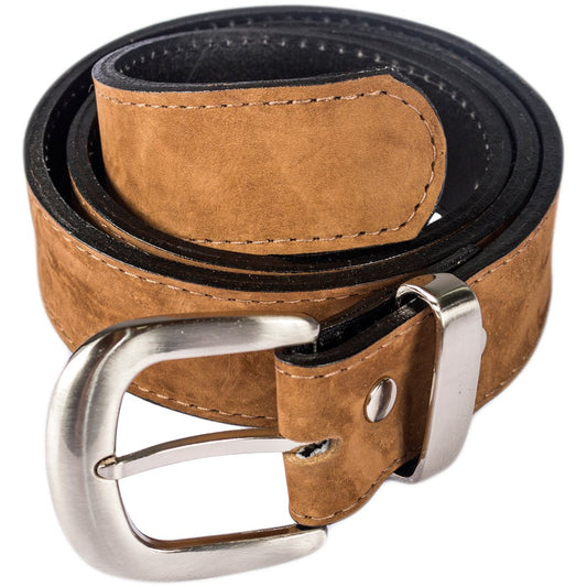 Caramel Brown Suede Leather Money Belt - Atitlan Leather